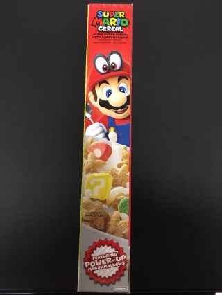 Kellog ' s MARIO ODYSSEY CEREAL Limited Edition Nintendo W/ Amiibo SHIPS NOW 4
