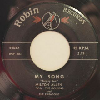 Milton Allen With Goldens And Paradons " My Song / Anything Goes " Rare Listen
