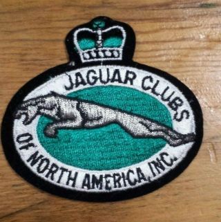 Vintage Green Jaguar Clubs Of North America Inc Patch