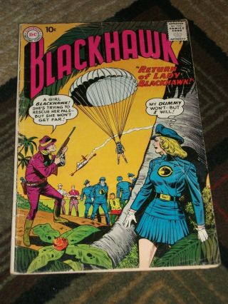 Blackhawk 140 1959 - Dc - Return Of Lady Blackhawk - 2nd Appearance (vg/vg, )