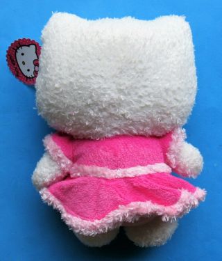 Hello Kitty 10 inch KT Fluffy Plush Pink Doll 2