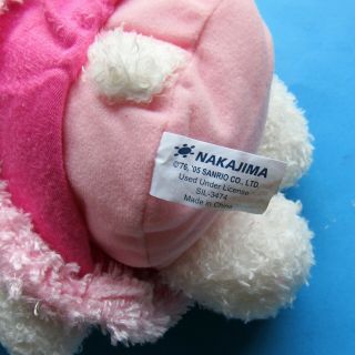 Hello Kitty 10 inch KT Fluffy Plush Pink Doll 4