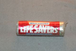 Vintage Nos Lifesaver Wild Cherry Candy Roll