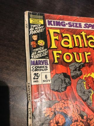 Fantastic Four Annual 6 (Nov 1968,  Marvel) 3