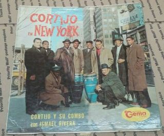 Cortijo Y Su Combo Con Ismael Rivera En Ny Record Vinyl Lp Album Puerto Rico