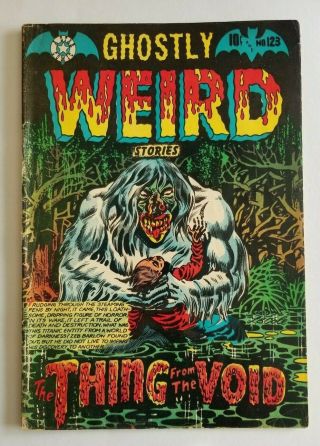 Ghostly Weird Stories 123,  June 1954,  Vg,  L.  B.  Cole Cover (mark 