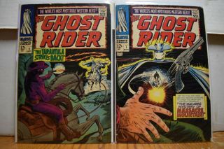 The Ghost Rider 5,  7 Marvel 1967 Key Issues Silver Age Comic Western