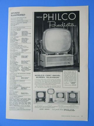 1958 Phico Predicta World 