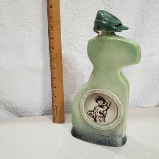 1973 A Chance in Life Boys Town of Italy Jim Beam Empty Decanter with Label 2