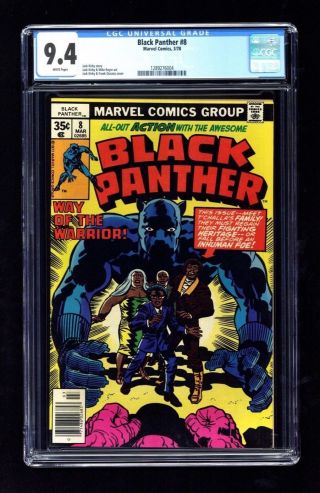 Black Panther 8 Cgc 9.  4 (1978)