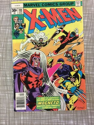Uncanny X - Men (1st Series 1963) 104 Magneto 1st Starjammers Corsair Cho 