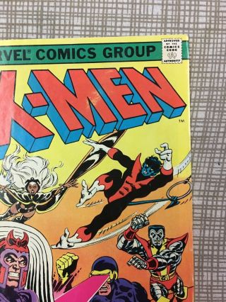 Uncanny X - Men (1st series 1963) 104 Magneto 1st Starjammers Corsair Cho ' d FN, 3