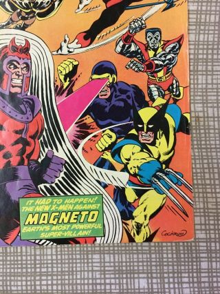 Uncanny X - Men (1st series 1963) 104 Magneto 1st Starjammers Corsair Cho ' d FN, 4