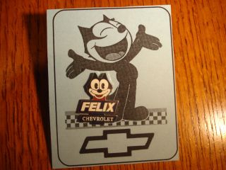 Vintage Felix The Cat Chevrolet Cartoon Button Pin Rare
