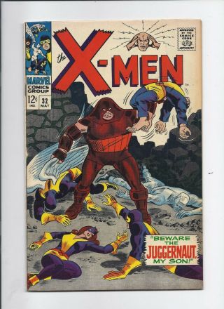 X - Men 32 - Fn,  6.  5 - 1967 - Juggernaut - Low $49.  95 B.  I.  N.