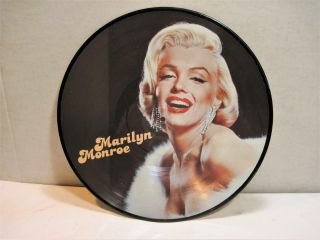 Marilyn Monroe Lp Picture Disc Record " The Legend Lives On "