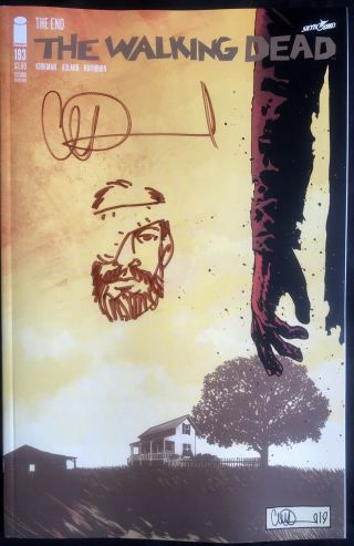 Walking Dead 193 W/adult Carl Re - Mark & Signed By Charlie Adlard 2nd Print
