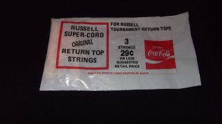 Coca Cola Yo - Yo Strings Russell Return Top 3 Pack - Cord Tournament Coke