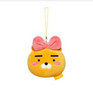 Kakao Friends Official Goods Mochi Face Plush Pouch Cell Phone Accessory Ryan