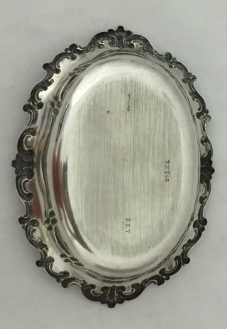 Antique American Sterling Silver Bowl R Wallace & Sons 6 