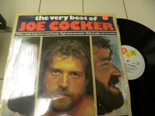 Joe Cocker The Very Best Of Lp Near Import With Shrink Wrap