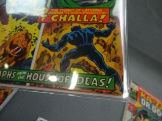 3 Marvel Comics Astonishing Tales Ka Zar & DR Doom 5,  6,  8 Fine Black Panther 8