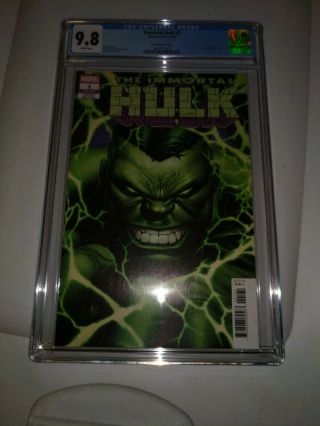 Immortal Hulk 1 Cgc 9.  8 Keown 1:50 Ratio Variant Htf Rare