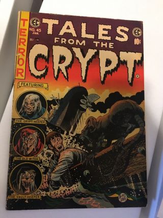 Tales From The Crypt 45 Ec Comics Pre Code Horror Comic Golden Age