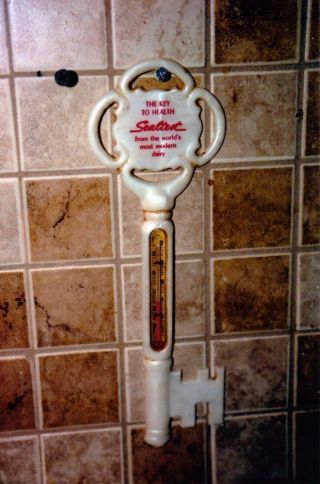Vintage Sealtest Dairy Promotional Thermometer