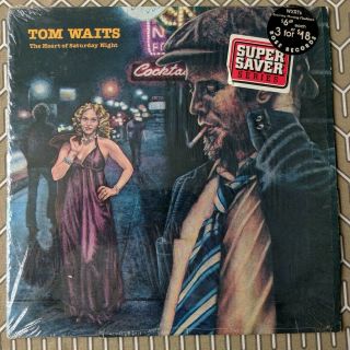 Tom Waits ‎– The Heart Of Saturday Night Lp Asylum Records Vinyl Record