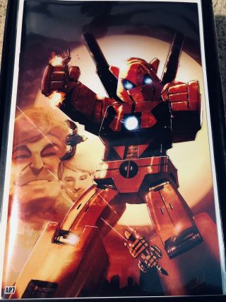 Do You Pooh 1: Virgin Artist Proof Cover By Ramondelli.  Transformers 1 Homeage