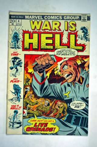 War Is Hell 1973 Marvel Comics 1,  2,  3,  4,  & 9