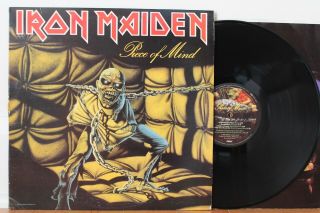 Iron Maiden Lp “piece Of Mind” Capitol 12274 Orig 1983 Metal