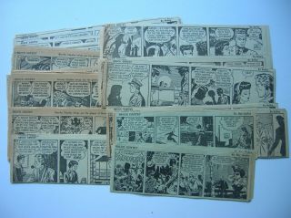 Bruce Gentry,  100 Dailies From 1946,  See Dates In Description,  3 Months,