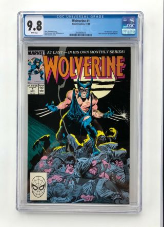 Wolverine 1 (1988) Cgc 9.  8 White Pages [1st Patch] Mo6 - 2