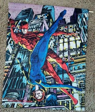 Daredevil 217 1986 Barry Windsor - Smith Black Widow Marvel Fabric Cloth Flag Fn