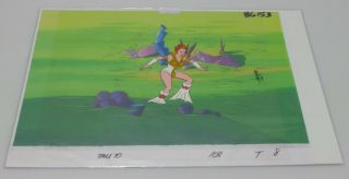He - Man & The Masters Of The Universe Animation Cel & Background Teela 167