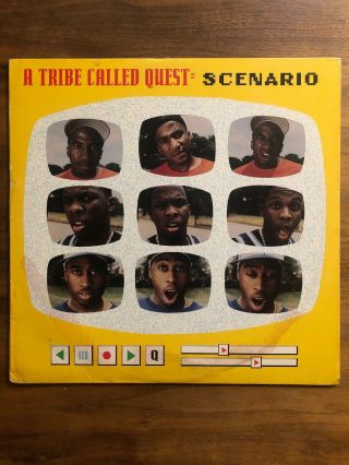 A Tribe Called Quest - Scenario 12 " - Jive - Vinyl Record Hip Hop First Pressing