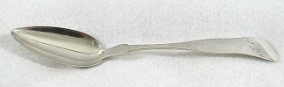 Coin Silver Lows Ball & Co,  Boston,  MA Serving Spoon,  ca.  1845 Weighs 35 grams 2
