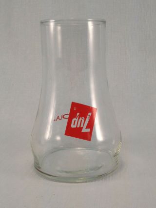 Vintage Upside Down 7 Up The Uncola Glass 1980 