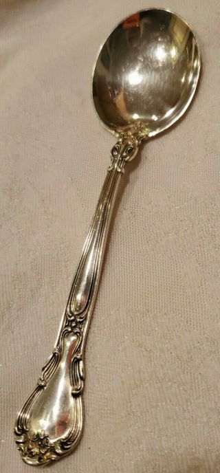 Gorham Chantilly Soup Spoon Sterling Silver 6 1/4 " 35.  65g
