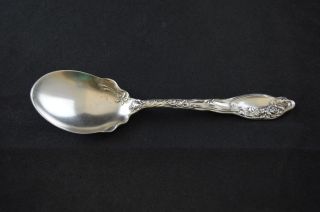 International Mille Fleurs Sterling Silver Sugar Spoon 6 - 1/8 "