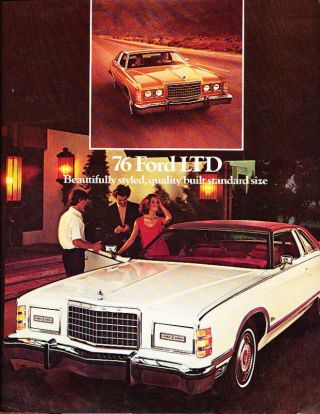 1976 Ford Ltd Sales Dealer Brochure - Brougham