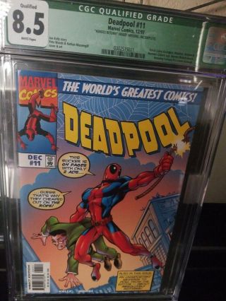 Deadpool 11 Cgc Vf,  Fantasy 15 Cover Homage Spider - Man Affordable