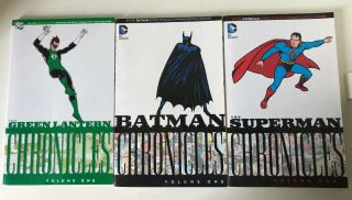 Dc Comics Batman Superman Green Lantern Chronicles,  All Vol One P/b