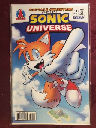 Sonic Universe Comic Book 17 August 2010 1st Edition The Tails Adventure 1 Of 4
