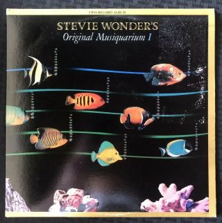 Stevie Wonders Musiquarium 1 Album Lp 1982 Tamla 1st Press - Nm Vinyl