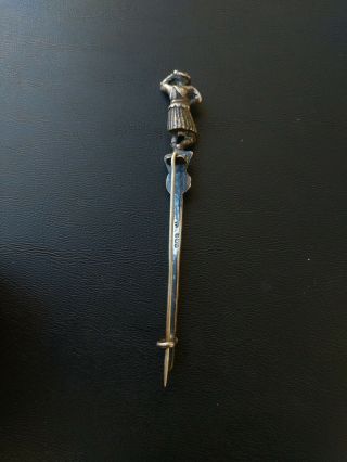 Mid To Early 20th Century Sterling Silver Scottish hallmarked Kilt Pin 5