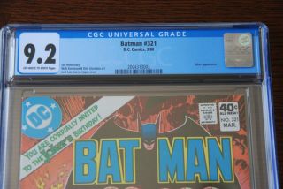 Batman 321 CGC 9.  2 NM - featuring the Joker 3