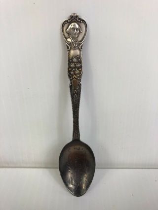 Vintage Sterling Silver State Of Washington Souvenir Spoon 16g
